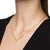 Micro Pavé Open Heart Amulet in 18K Yellow Gold with Diamonds, 6.8mm