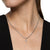 Micro Pavé Quatrefoil Amulet in Sterling Silver with Diamonds, 7.4mm