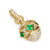 Renaissance Pavé Amulet in 18K Yellow Gold with Emeralds and Diamonds, 26mm