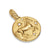 Lunar New Year Horse Amulet in 18K Yellow Gold with Diamonds, 19mm