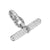 DY Madison Toggle Pendant in Sterling Silver with Diamonds, 20mm