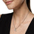 DY Madison Toggle Pendant in Sterling Silver with Diamonds, 20mm