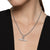 DY Madison Toggle Pendant in Sterling Silver with Diamonds, 29mm