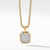 Roman Amulet in 18K Yellow Gold with Diamonds, 15mm