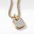 Roman Amulet in 18K Yellow Gold with Diamonds, 15mm