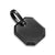 Octagonal Amulet in Black Titanium, 15mm