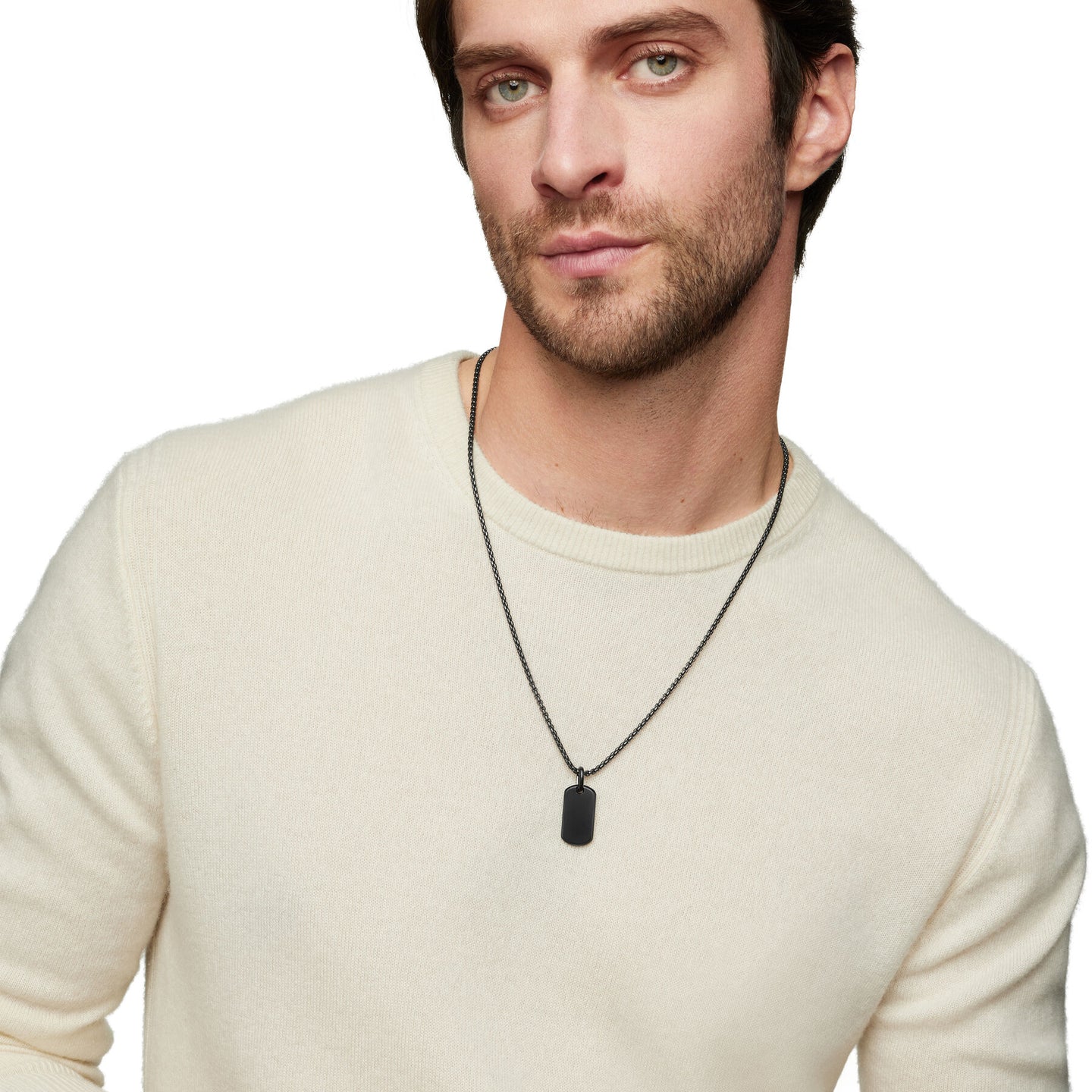 David Yurman The Chevron Collection Pendant in Black Titanium (Image 5)