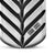 Chevron Tag in Sterling Silver with Tiger's Eye, 27mm