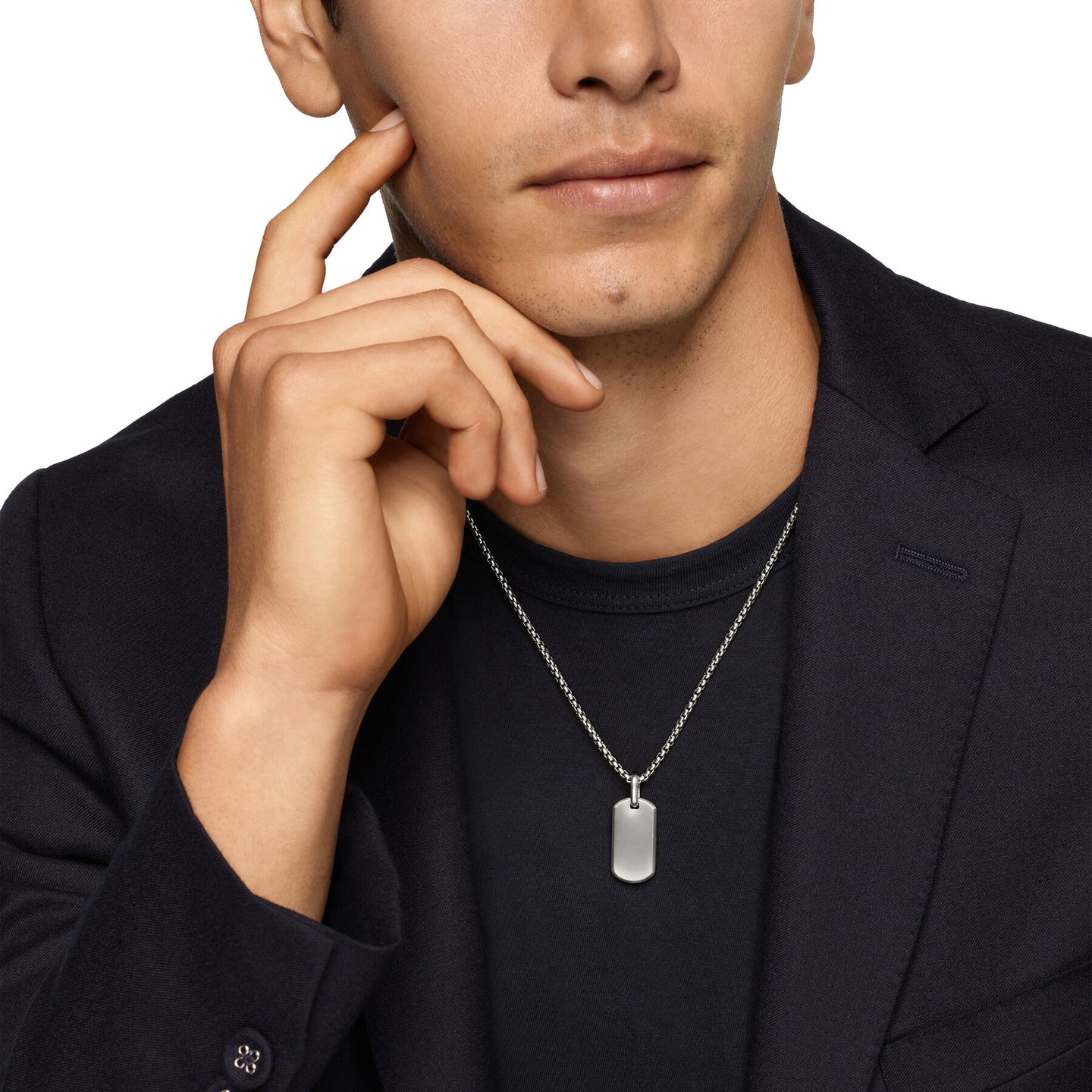 David Yurman The Chevron Collection Pendant in Sterling Silver (Image 5)