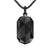 Faceted Amulet in Black Titanium, 36.3mm