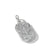 Load image into Gallery viewer, Torqued Faceted Amulet in Sterling Silver with Pavé Diamonds