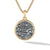 Water and Fire Amulet Enhancer in Silver and Yellow Gold