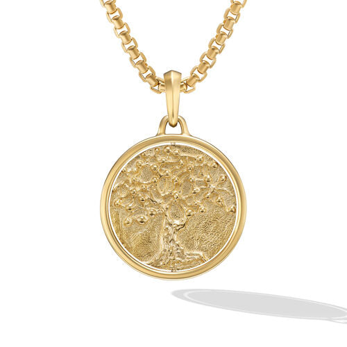 Life and Death Amulet Enhancer in Yellow Gold