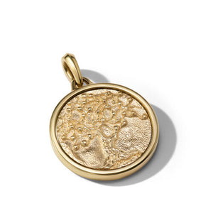 Life and Death Amulet Enhancer in Yellow Gold
