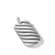 Sculpted Cable Tag in Sterling Silver