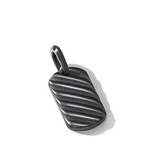 Sculpted Cable Tag Enhancer in Black Titanium