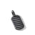 Sculpted Cable Tag Enhancer in Black Titanium