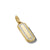 Streamline Amulet in 18K Yellow Gold with Pavé Diamonds