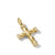 DY Helios Cross Pendant in 18K Yellow Gold with Pavé Diamonds