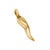 Cornicello Amulet in 18K Yellow Gold, 30mm