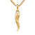 Cornicello Amulet in 18K Yellow Gold, 30mm