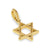 Star of David Pendant in 18K Yellow Gold, 19mm