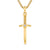 Sword Amulet in 18K Yellow Gold with Diamond, 45mm