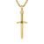 Sword Amulet in 18K Yellow Gold with Diamond, 45mm