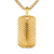 Chevron Tag in 18K Yellow Gold, 34mm