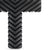 Chevron Cross Pendant in Black Titanium, 36mm