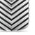 Chevron Tag in Sterling Silver, 27mm