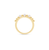 Sabel Collection Yellow Gold Bead and Freshwater Pearl Ring