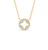 Sabel Collection Yellow Gold Open Star Diamond Pendant
