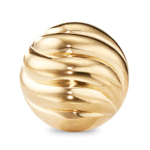 David Yurman The Sculpted Cable Collection Earring in 18-Karat Yellow Gold (Image 3)