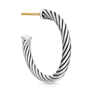 David Yurman The Cable Collection® Earring in Sterling Silver (Image 4)