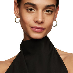 David Yurman The Crossover® Collection Earring in Silver and 18-Karat Yellow Gold (Image 5)