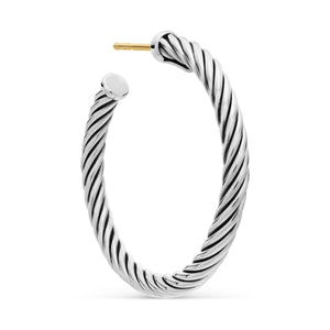 David Yurman The Cable Collection® Earring in Sterling Silver (Image 4)