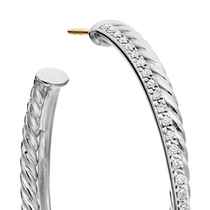 David Yurman The Crossover® Collection Earring in Sterling Silver (Image 4)
