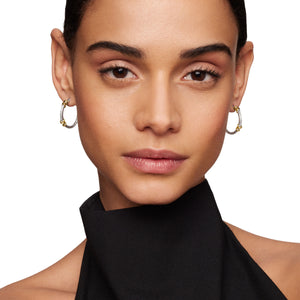David Yurman The DY Helena Collection Earring in Silver and 18-Karat Yellow Gold (Image 5)
