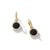 Petite DY Elements Drop Earrings in 18K Yellow Gold with Black Onyx and Pavé Diamonds