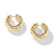 Load image into Gallery viewer, Sculpted Cable Hoop Earrings in 18K Yellow Gold