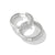 DY Mercer Hoop Earrings in Sterling Silver with Pavé Diamonds