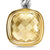 Albion Drop Earrings in Sterling Silver with 18K Yellow Gold and Champagne Citrine, 10mm