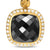 Albion Drop Earrings in 18K Yellow Gold with Black Onyx and Diamonds, 10mm