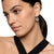 Albion Drop Earrings in Sterling Silver with Blue Topaz and Diamonds, 10mm