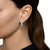Crossover Hoop Earrings in Sterling Silver, 22.3mm