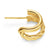 DY Mercer Double Hoop Huggie Earrings in 18K Yellow Gold, 13.5mm