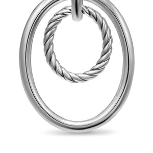 DY Mercer Mobile Drop Earrings in Sterling Silver, 65.7mm