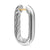 DY Madison Smooth Hoop Earrings in Sterling Silver, 24.3mm