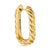 DY Madison Cable Hoop Earrings in 18K Yellow Gold, 24.3mm